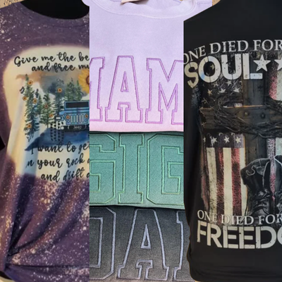 Sublimation vs. DFT vs. Embroidery: How to choose your perfect custom shirt