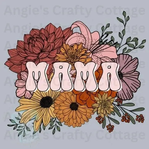 Mama Hobo Flowers Digital Download Angie's Crafty Cottage