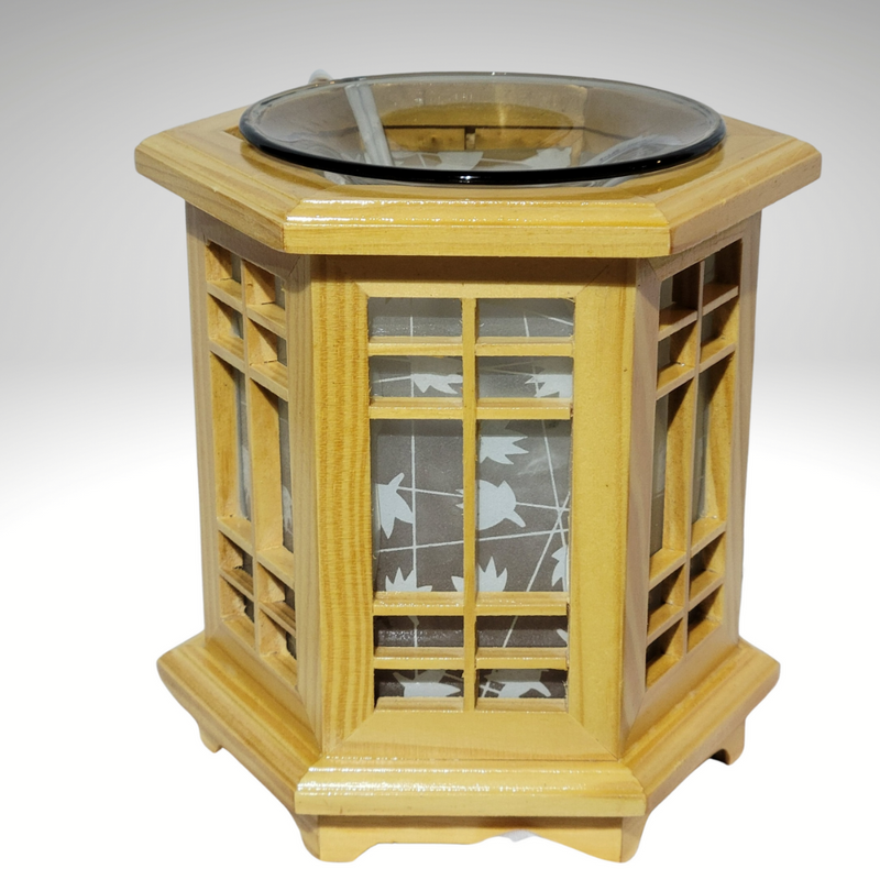 Asian Wood Frame with Dimmer