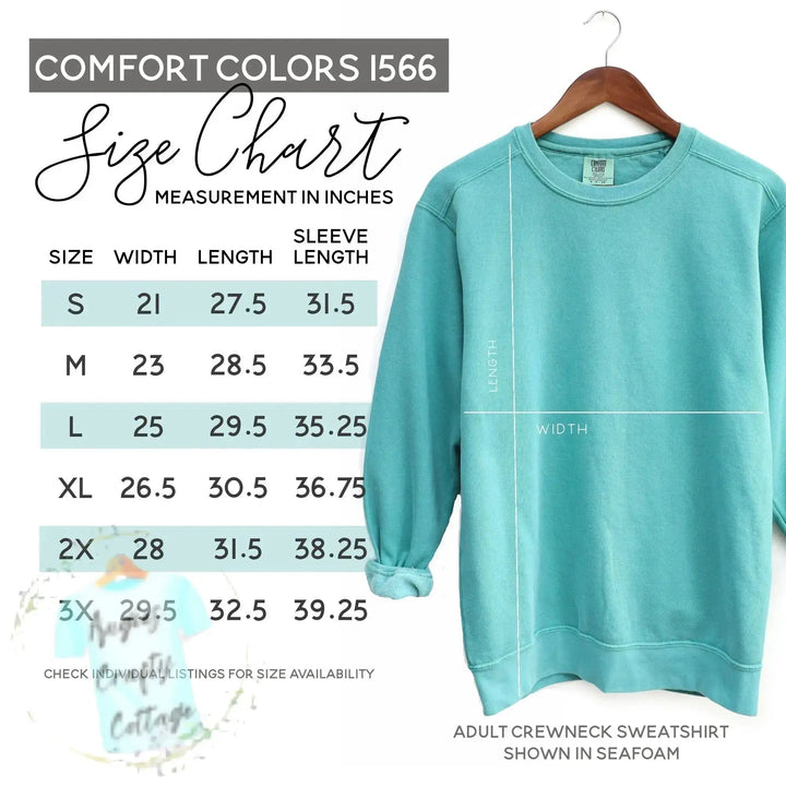 Adult Comfort Color 1566 Crew Neck Angie's Crafty Cottage