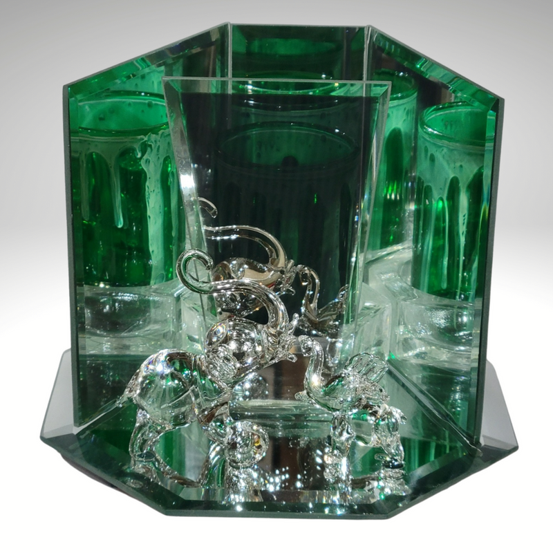 Elephant Glass Electric Oil/Wax Warmer with Dimmer