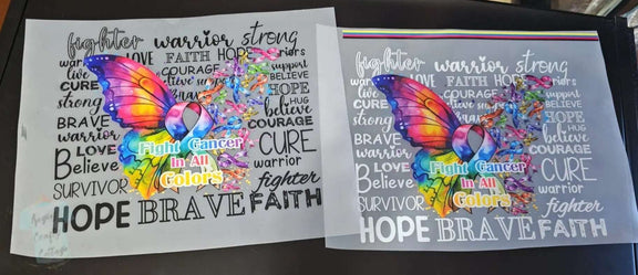 Fight Cancer in All Colors DIGITAL DOWNLOAD Angie's Crafty Cottage