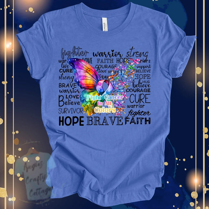 Fight Cancer in All Colors DIGITAL DOWNLOAD Angie's Crafty Cottage