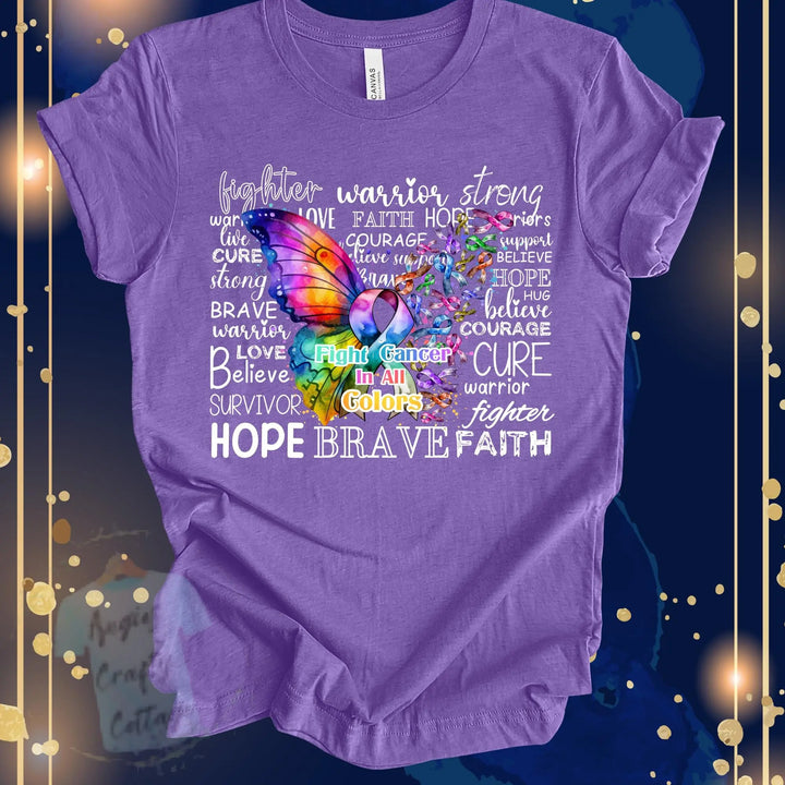 Fight Cancer in All Colors DIGITAL DOWNLOAD Angie's Crafty Cottage