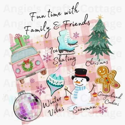 Fun Time with Family & Friends Retro Digital Download Angie's Crafty Cottage