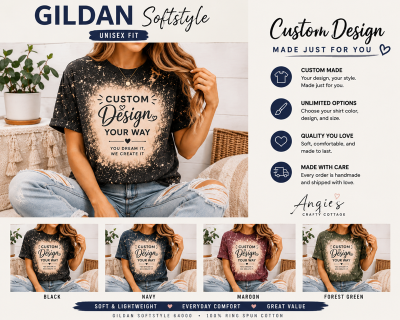 Design Your Own | Gildan Softstyle Custom T-Shirt