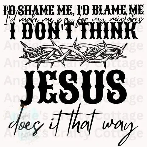 I'd Shamed Me Digital Download Angie's Crafty Cottage