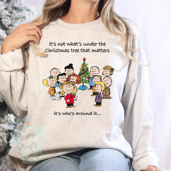 It's Not What Under the Christmas Tree, It's Who's Around It Angie's Crafty Cottage
