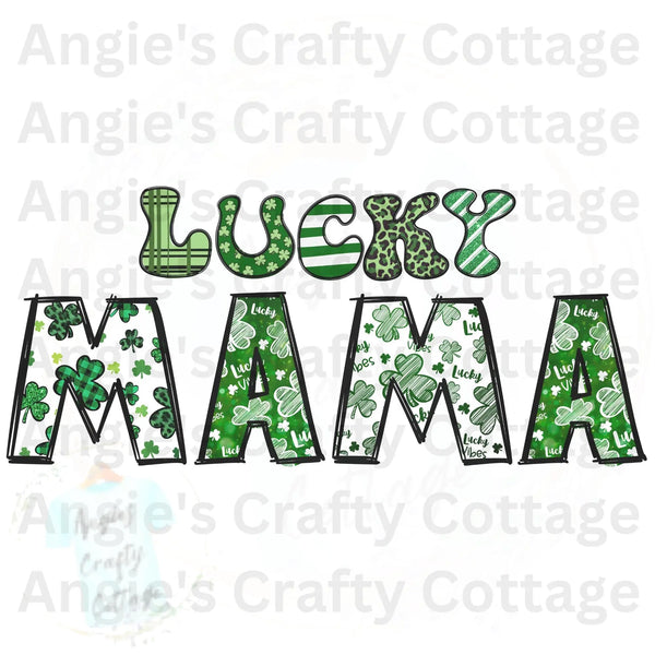 Lucky Mama DIGITAL DOWNLOAD Angie's Crafty Cottage