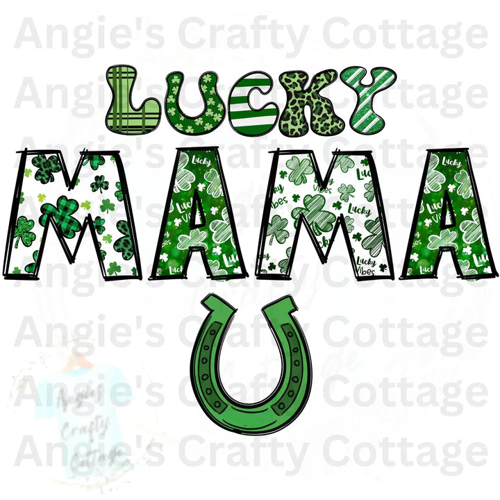 Lucky Mama DIGITAL DOWNLOAD Angie's Crafty Cottage