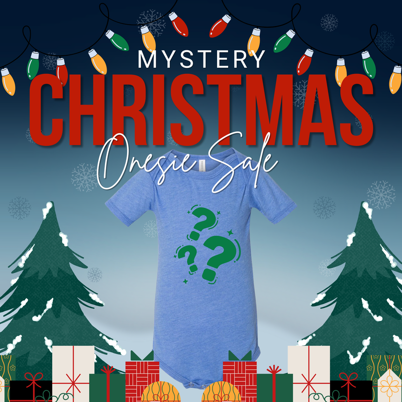 Holiday Mystery Onesie– Surprise Christmas Edition