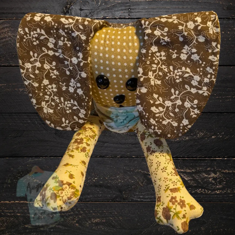 Patchwork Stuff Dog Angie's Crafty Cottage