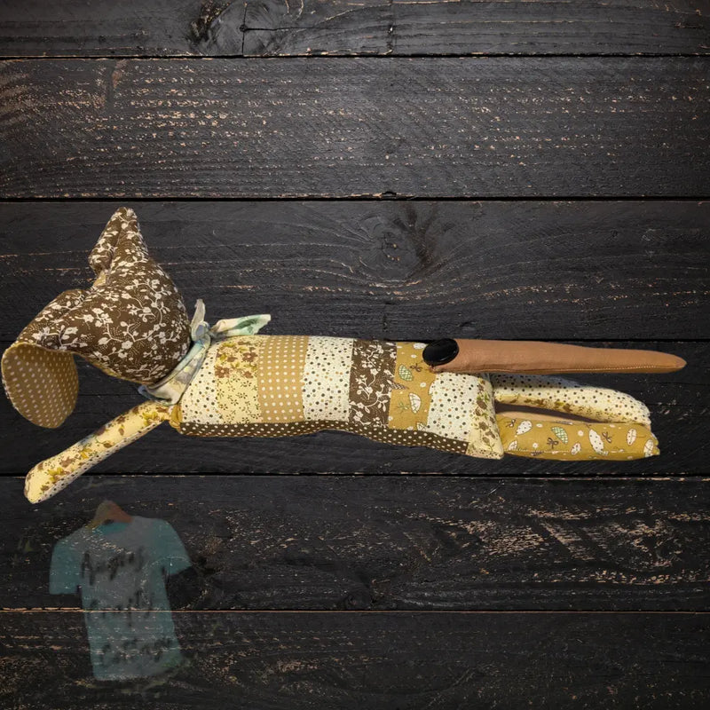 Patchwork Stuff Dog Angie's Crafty Cottage