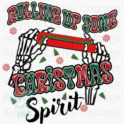 Rolling Up Some Christmas Spirit Digital Download Angie's Crafty Cottage