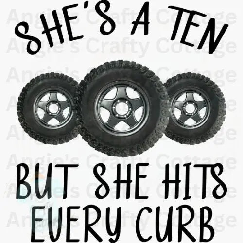 She's A Ten Digital Download Angie's Crafty Cottage