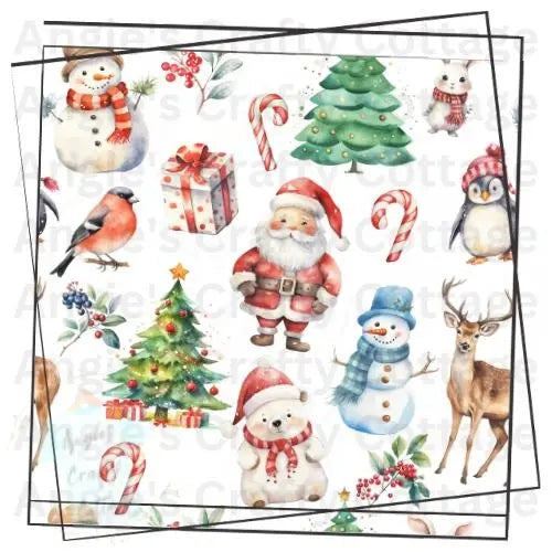 VINTAGE CHRISTMAS DIGITAL DOWNLOAD Angie's Crafty Cottage