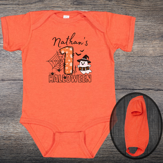 Personalized My 1st Halloween Baby Onesie