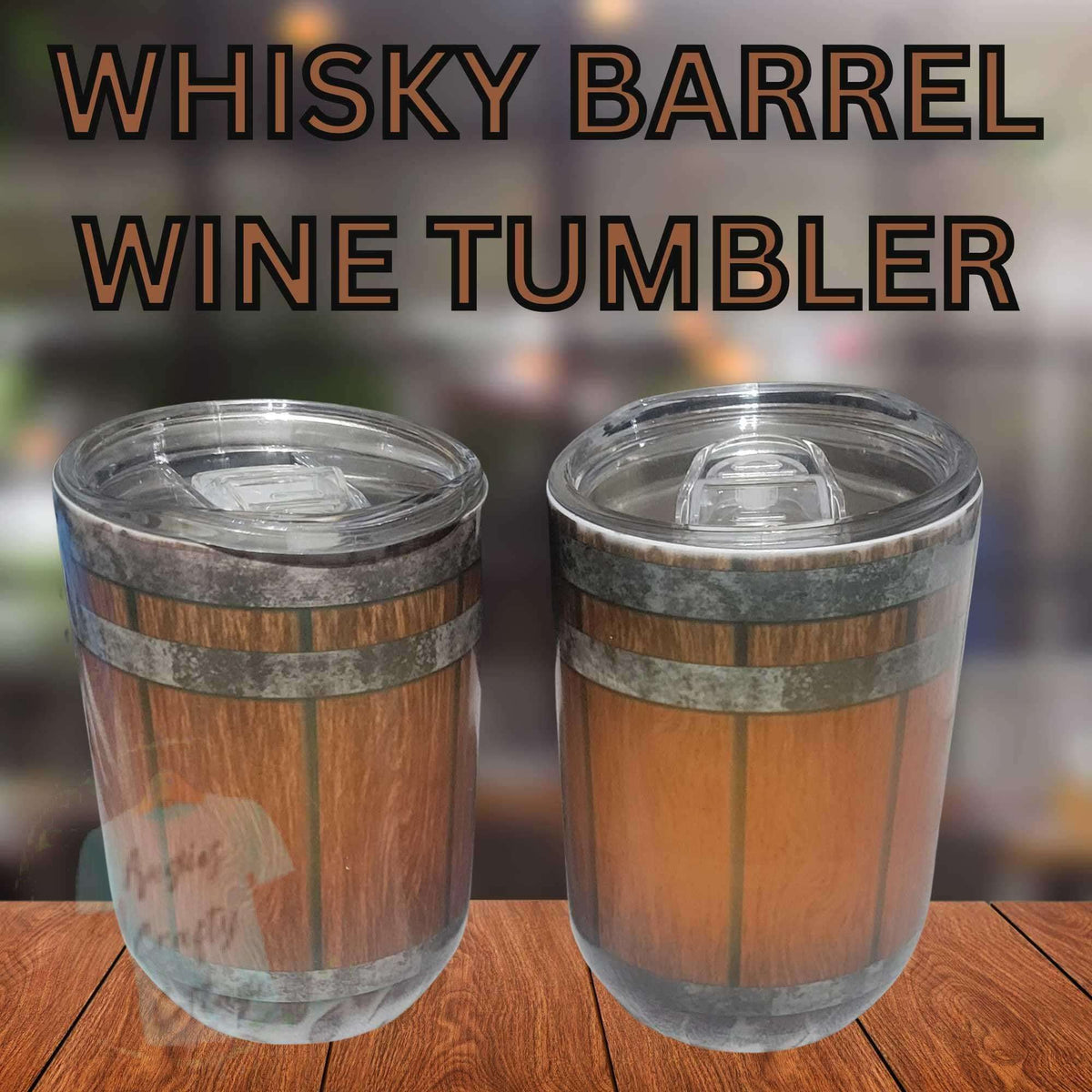 Whisky Barrel Wine  12oz Tumbler Angie's Crafty Cottage