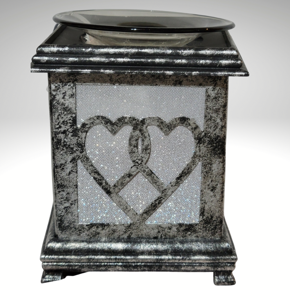 Heart Aluminum Electric Scent Oil Tart Asian Style