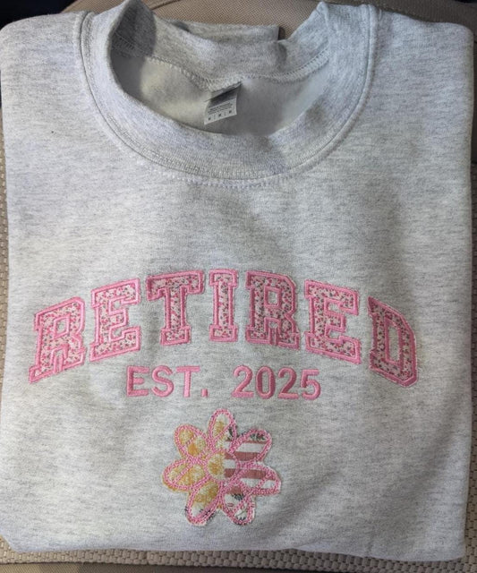 Custom Applique Embroidery Shirts, Personalized Crewnecks, Unique Gifts