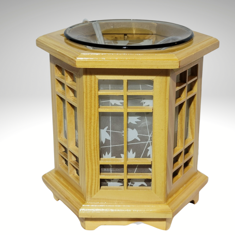 Asian Wood Frame with Dimmer